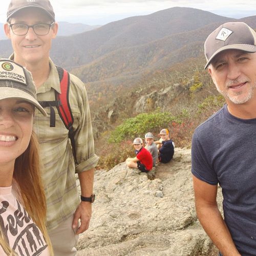 Happiness is hiking with Framily in the mountains. - The Schmidt + Radford Families, Virginia Beach, Va